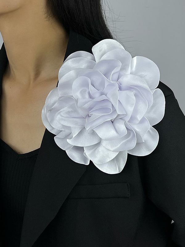 Three-Dimensional Flower Brooch Accessories