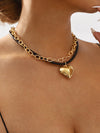 Chains Heart Shape Choker Necklace Necklaces Accessories