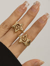 Normcore Hollow Star Shape Rings Accessories