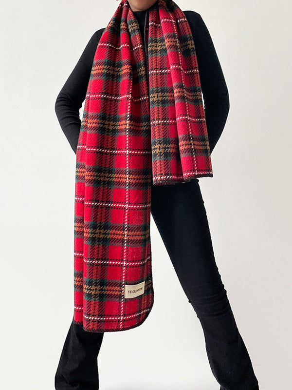 Plaid Shawl&Scarf