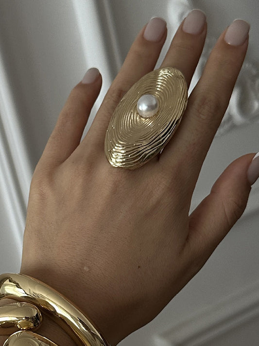 Geometric Solid Color Rings Accessories