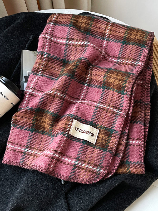 Plaid Shawl&Scarf