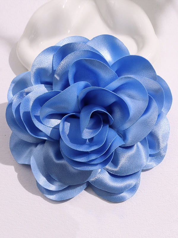 Three-Dimensional Flower Brooch Accessories