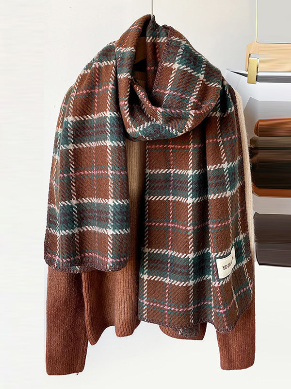 Plaid Shawl&Scarf