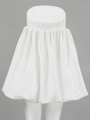 A-Line Loose Elasticity Pleated Solid Color Skirts Bottoms