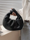 Bowknot Pleated Solid Color Handbags Accessories