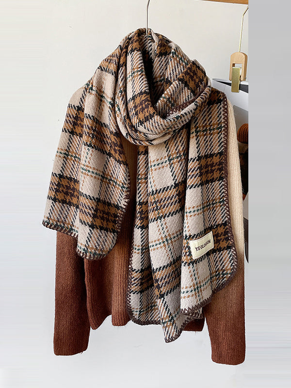 Plaid Shawl&Scarf