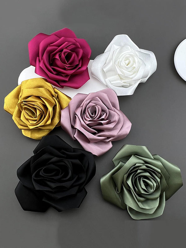 Three-Dimensional Flower Brooch Accessories