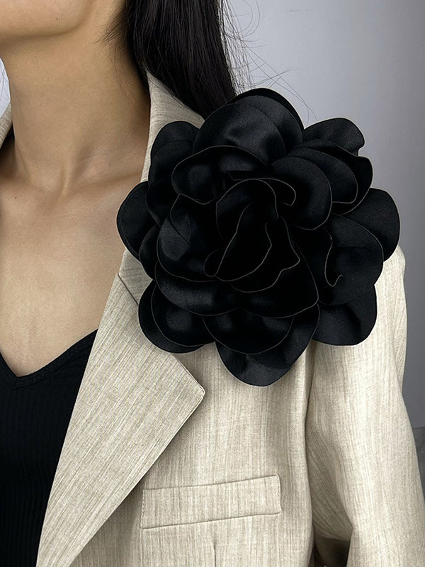 Three-Dimensional Flower Brooch Accessories