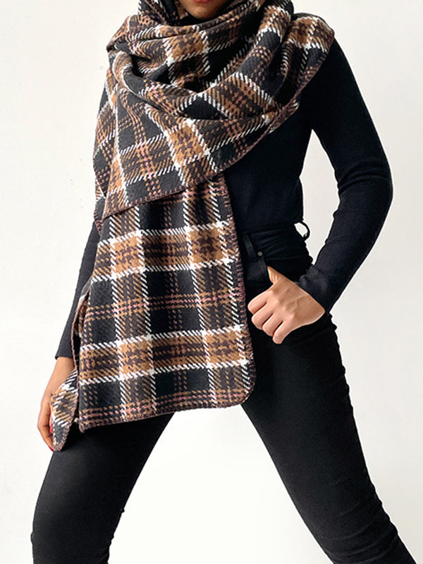 Plaid Shawl&Scarf