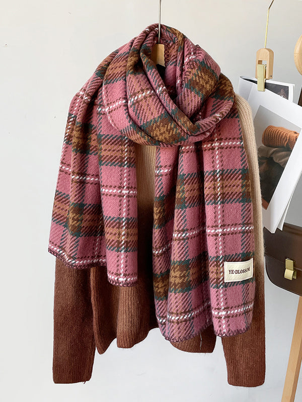 Plaid Shawl&Scarf