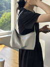 Shiny Split-Joint Zipper Bags Bags Accessories Handbags Shoulder Bags