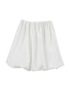 A-Line Loose Elasticity Pleated Solid Color Skirts Bottoms