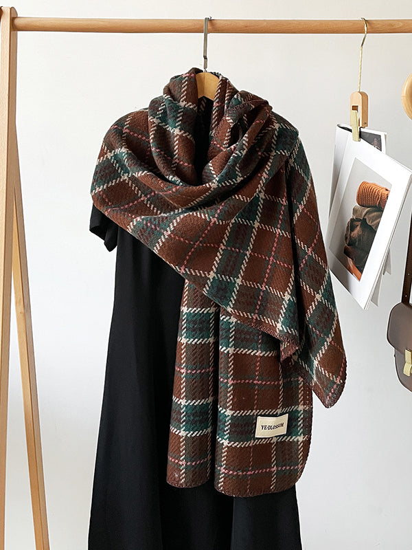 Plaid Shawl&Scarf