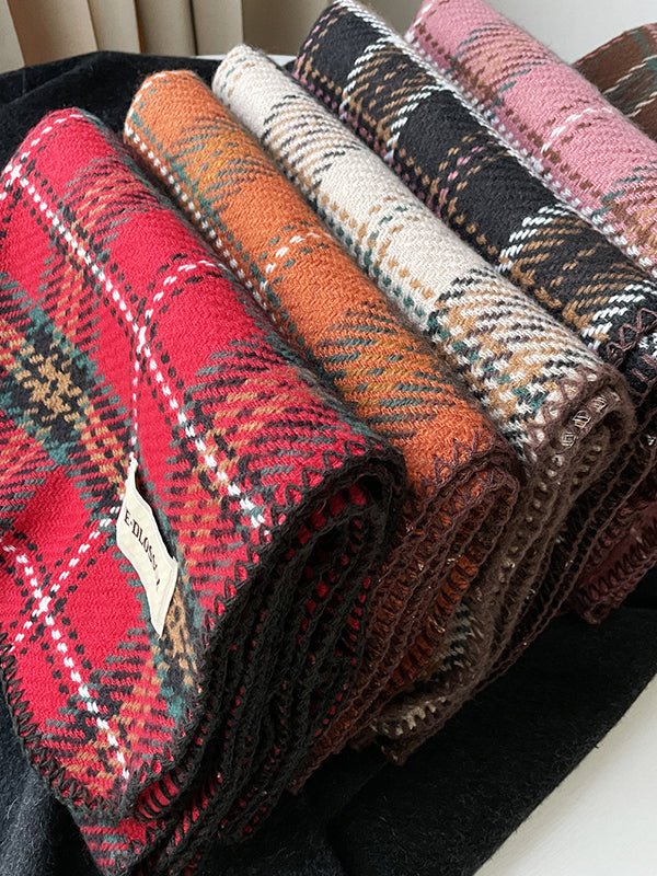 Plaid Shawl&Scarf