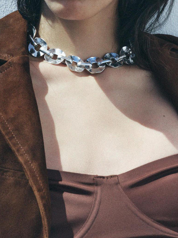 Chains Geometric Layered Necklaces Accessories