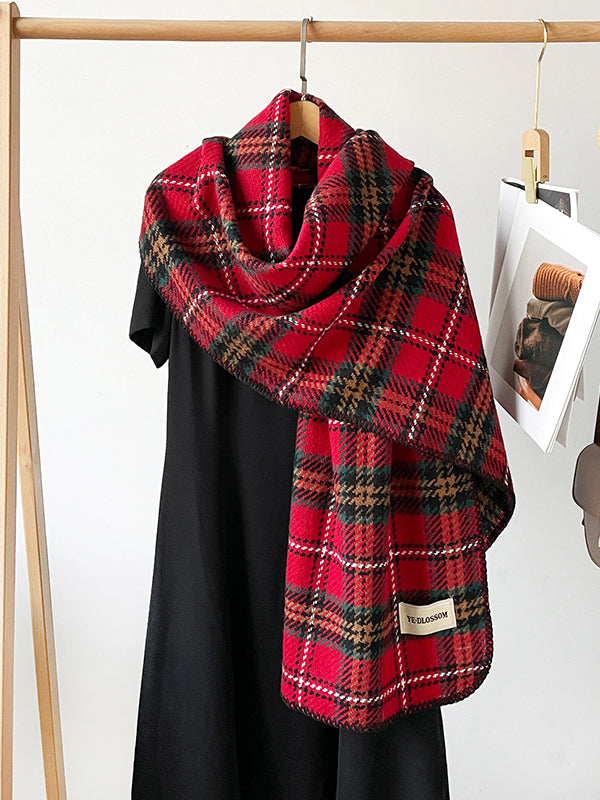 Plaid Shawl&Scarf