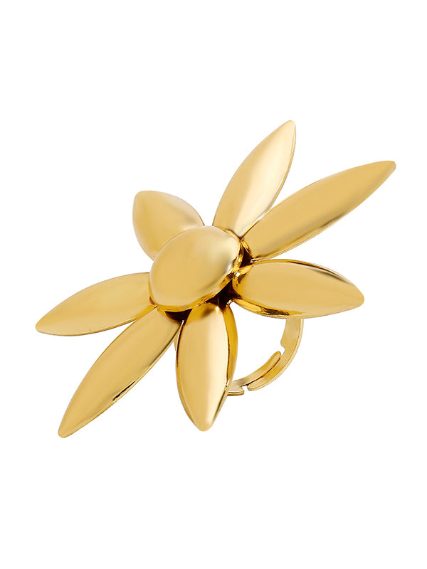 Flower Shape Geometric Rings Accessories