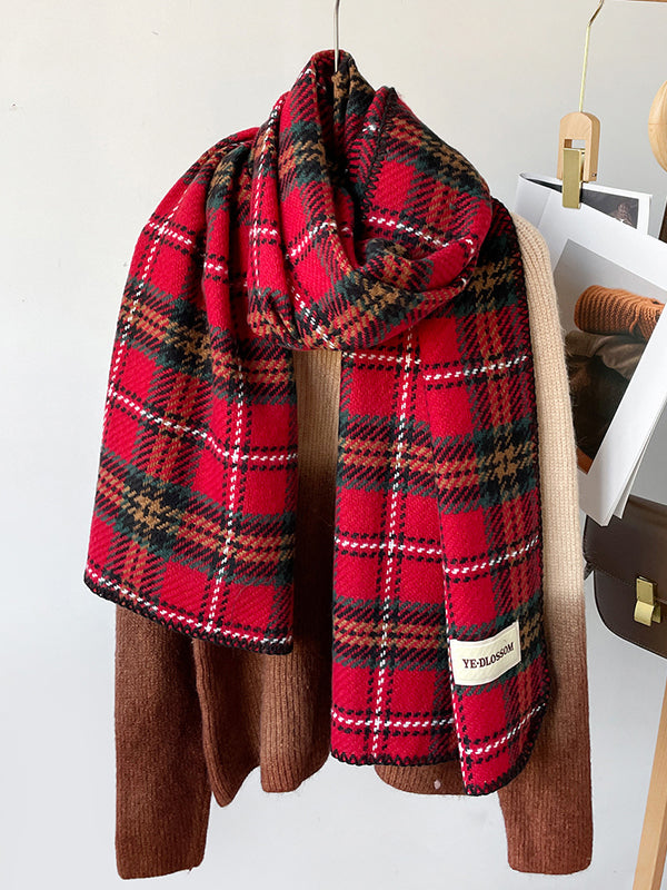 Plaid Shawl&Scarf