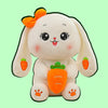 Adorable Bunny Plushie: Huggable Strawberry and Carrot Companion