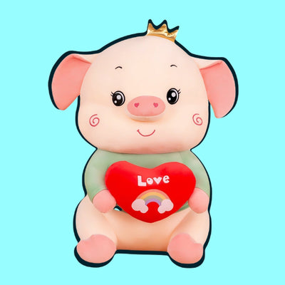 Cute Heart Pig Doll