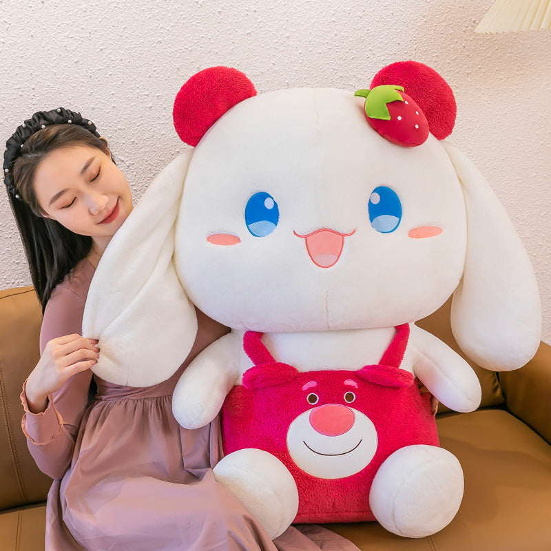 Sweet Bunny Strawberry Plush