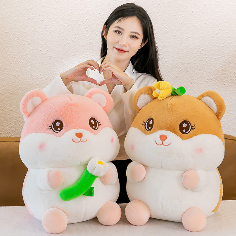 The Adorable Hamster Hug Buddy Plushie