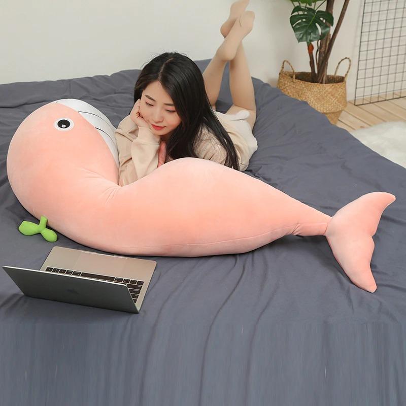 Giant Kawaii Whale soft Pillow Plush