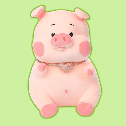 Giant Pig Pink Plush