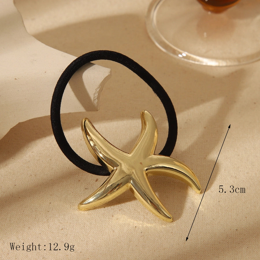 Women's Basic Commute Starfish Shell Alloy Hair Clip Hair Tie