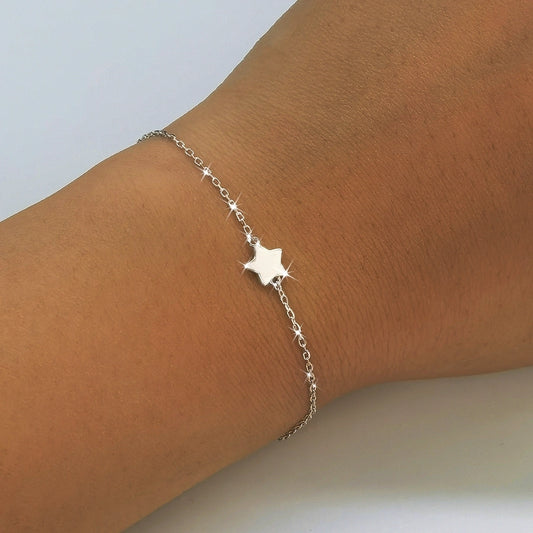 A S925 Sterling Silver Children's XINGX Bracelet Sweet Cute and Compact Exquisite Bracelet