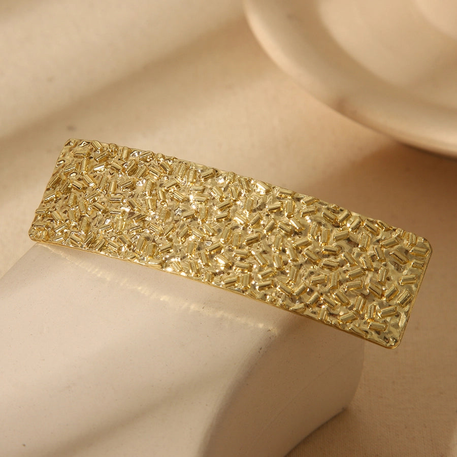 Women's Cute Basic Solid Color Alloy Hair Clip