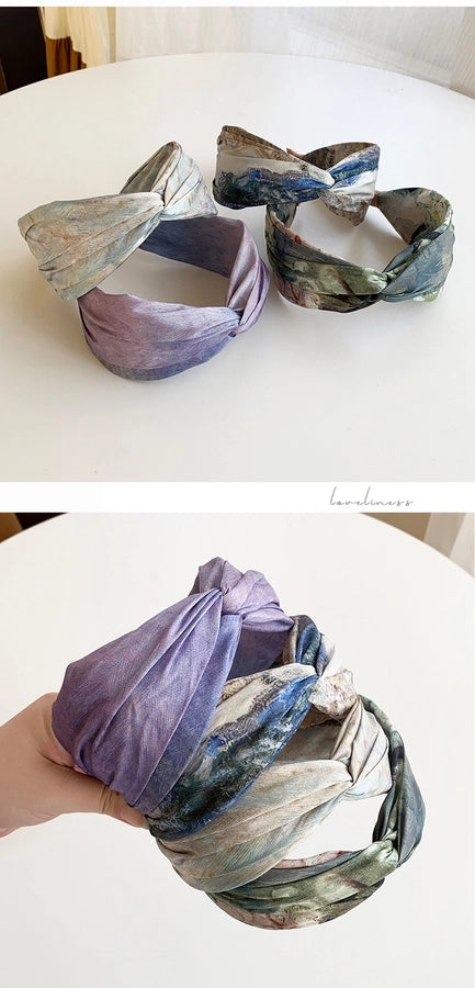 Women's Simple Style Solid Color Cloth Hair Band