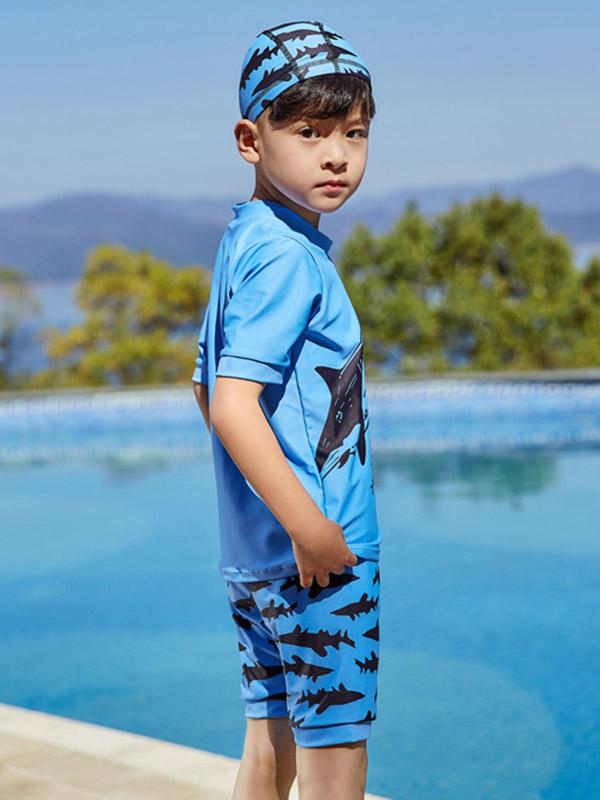 AONIHUA Sharks Printed Boy Swimwear