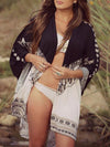 Fashion Chiffon Bohemia Long Sleeve Cover-Ups