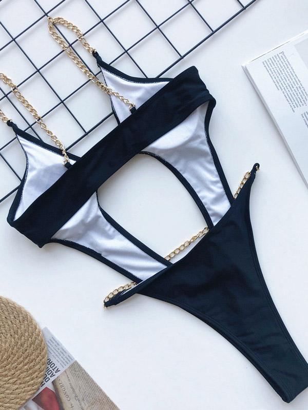 Sexy Hollow One-Piece Swimsuit