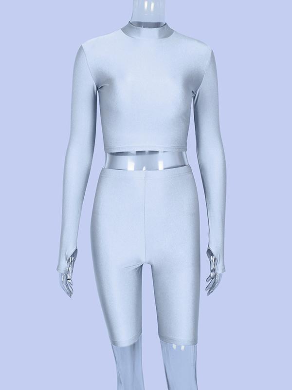 Sports High-neck Finger Stall Suits