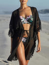 Sexy Chiffon Lace Bandage Beach Cover-Ups