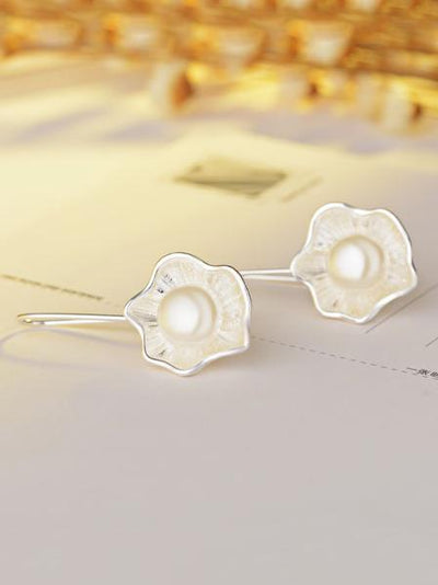 Lotus Pearl Fresh Earrings