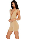 Deep V Neck Wrap Sport Romper