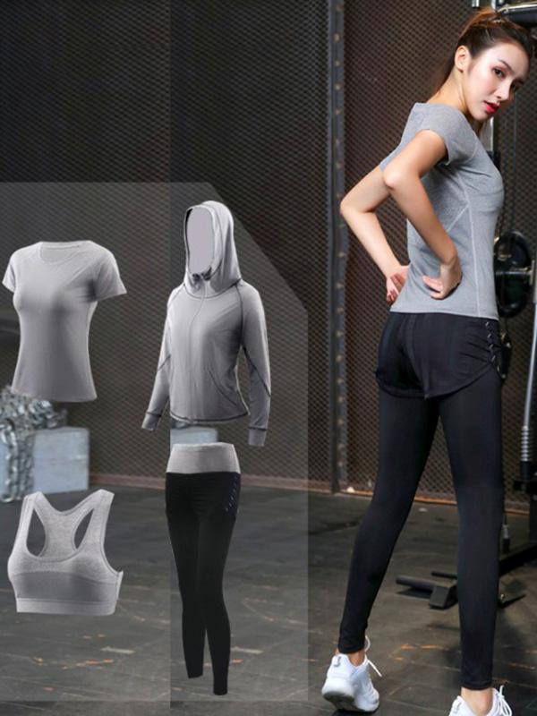 Casual Multiple Pieces Workout Suits