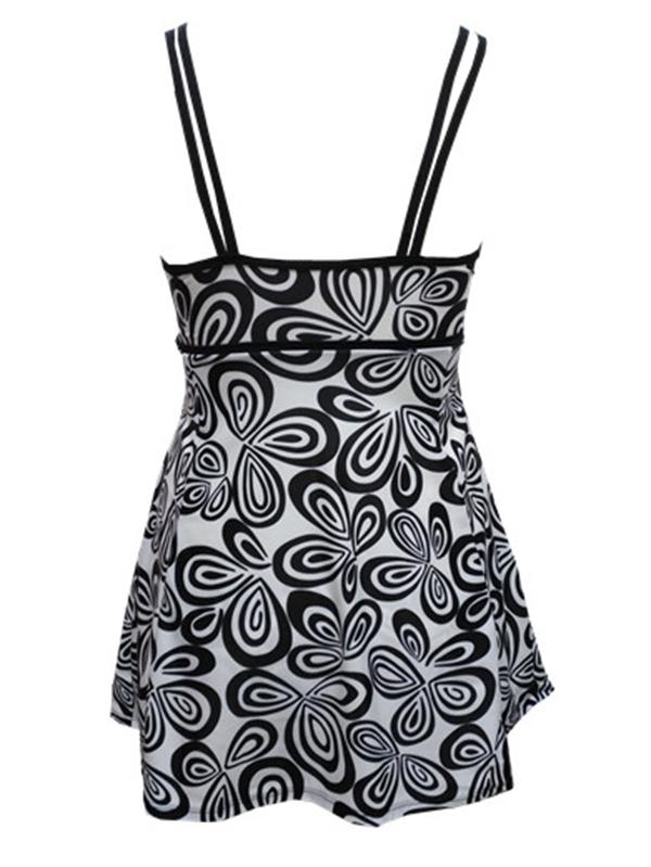 Plus Size Trefoil One-piece Swimsuit