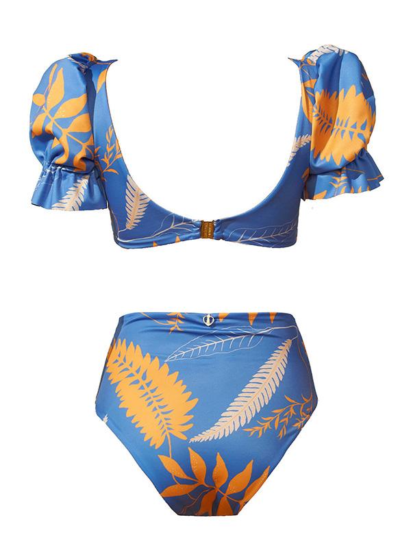 Pretty Printed Bikini Swimsuit