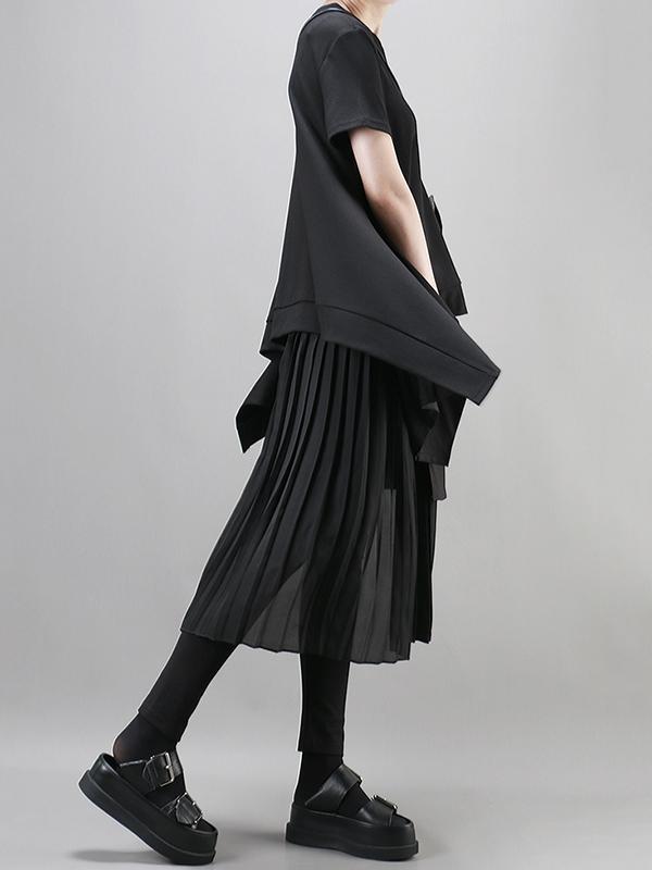 Casual Irregular Long T-shirt