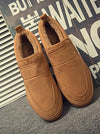 Warm Solid Color Loafers