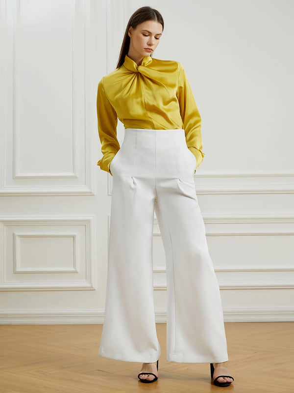 Urban White Wide Leg Pants