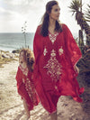 Printed Beach Kaftan Cover-up