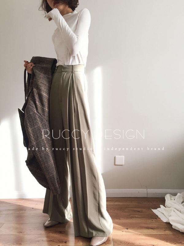 LOOSE WIDE LEG SOFT PANTS