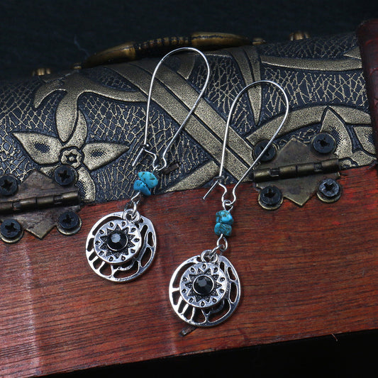 Bohemian retro Earrings Round Earrings