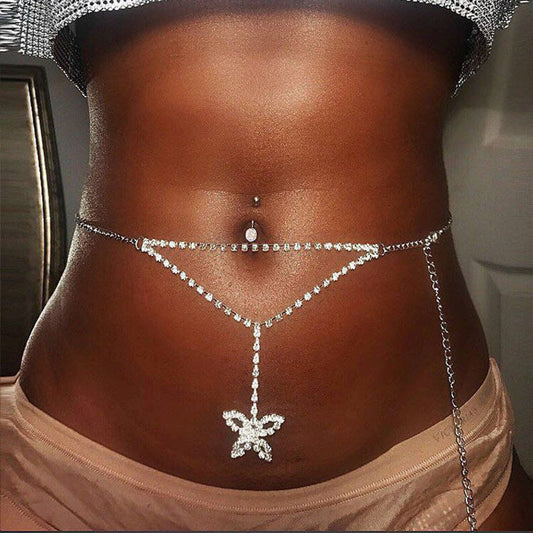 Water Drop Bow Body Chain